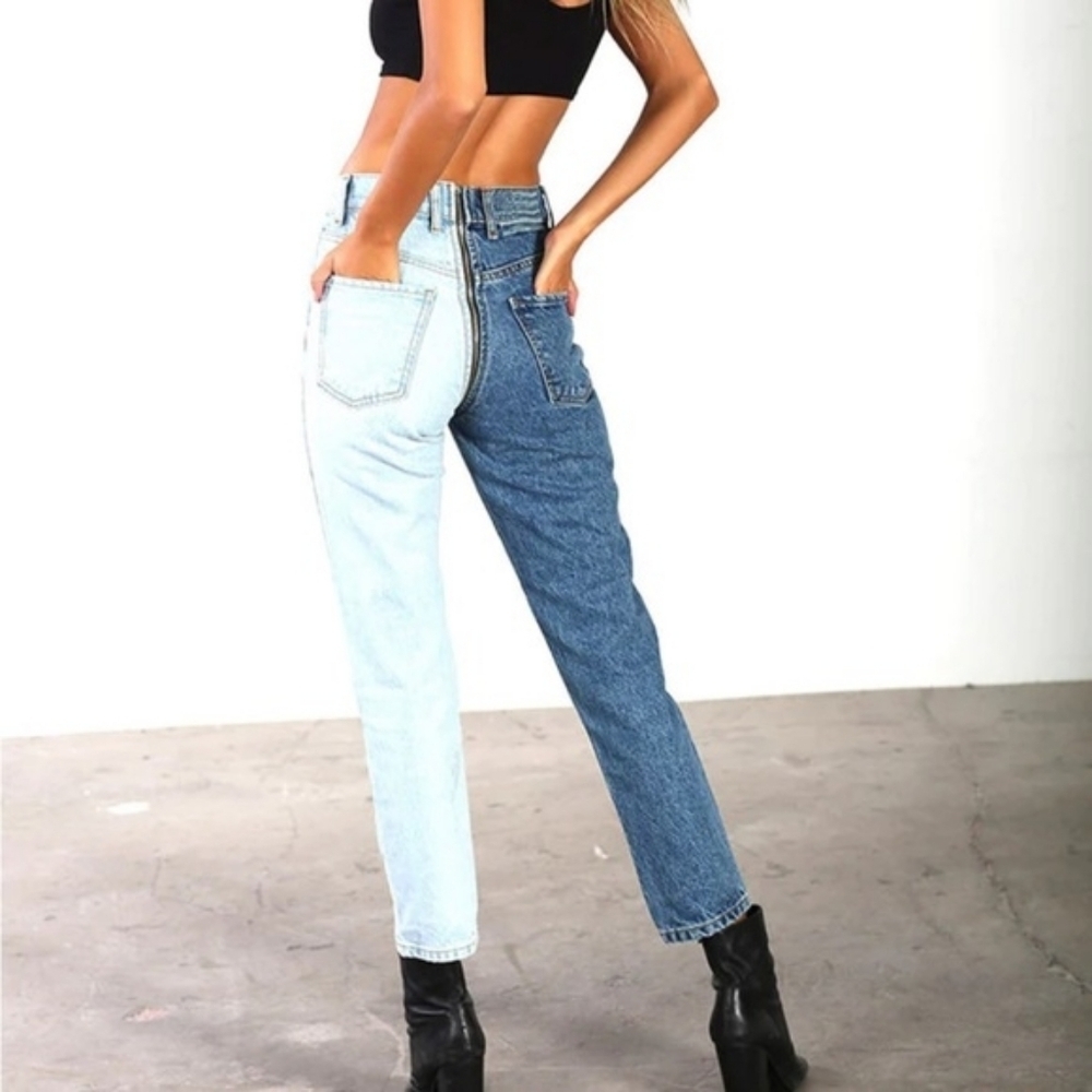 Revice Two tone High Waisted Jeans